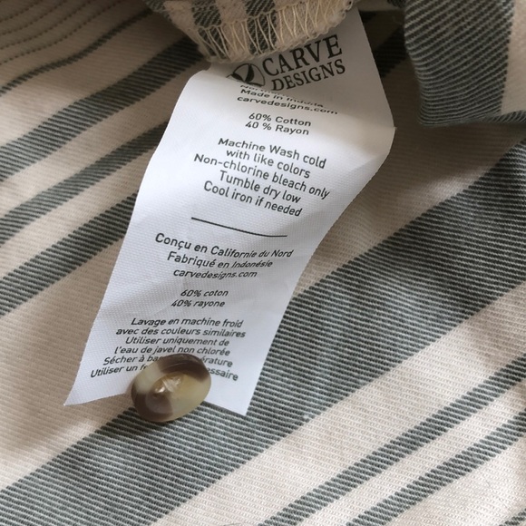 NWT Carve Perry Button Down - Picture 6 of 6